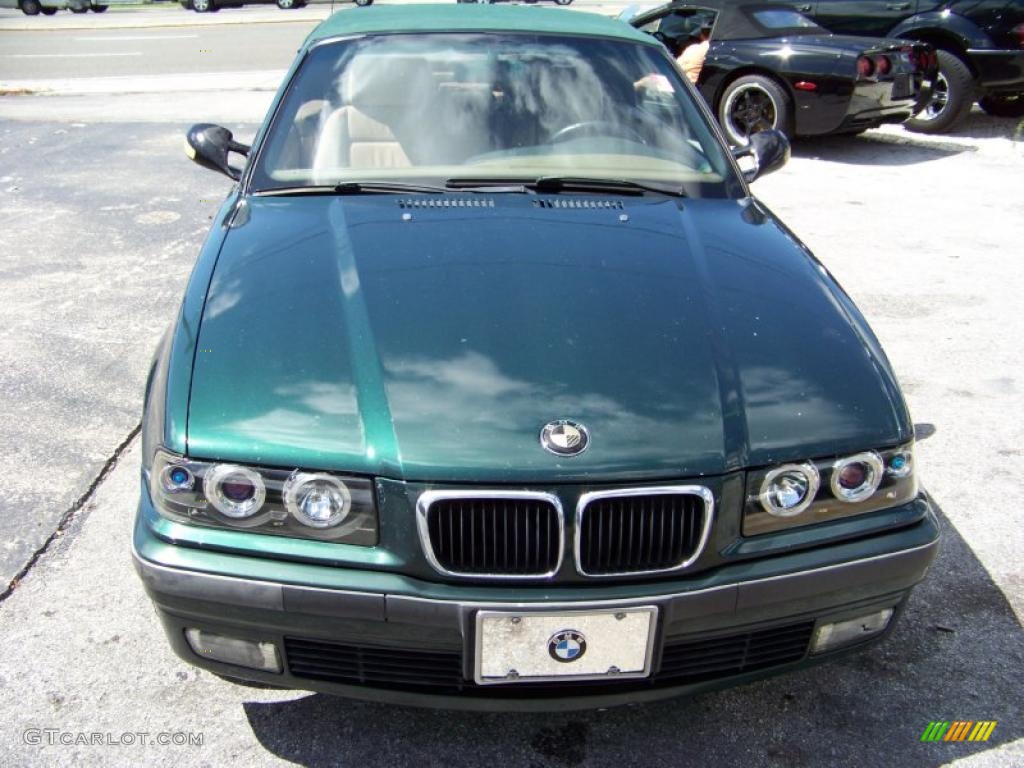 1998 3 Series 323i Convertible - Boston Green Metallic / Tan photo #2