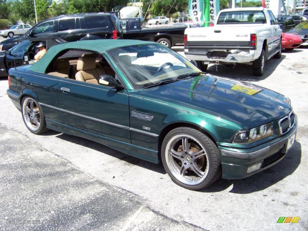 1998 3 Series 323i Convertible - Boston Green Metallic / Tan photo #3
