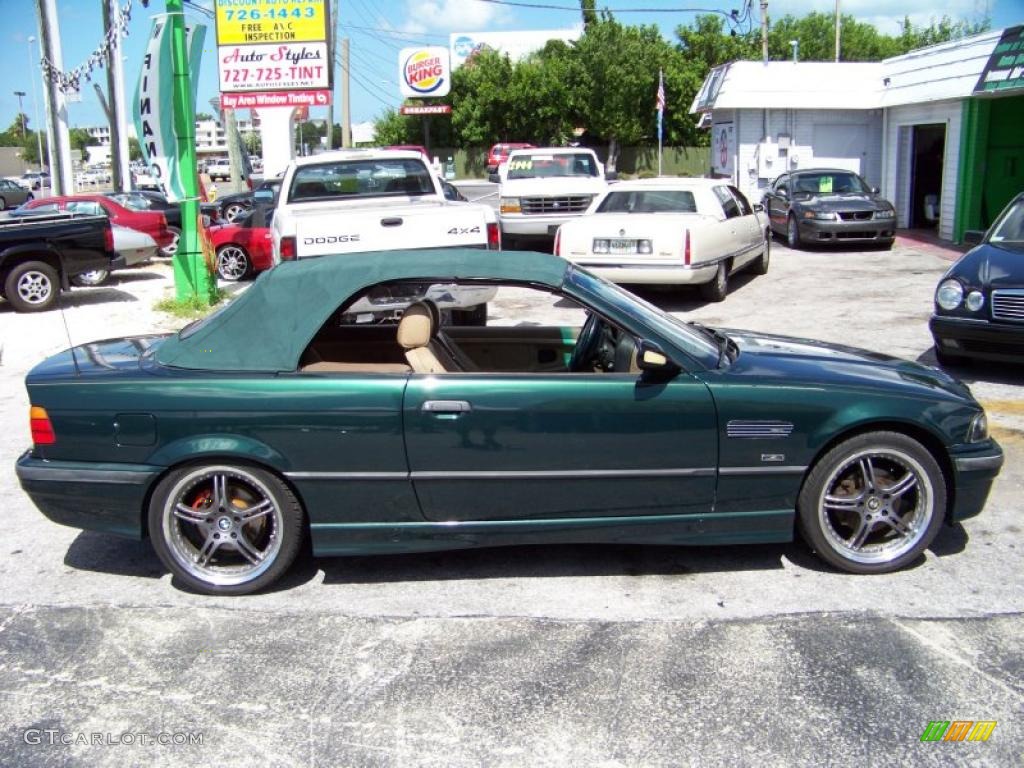 1998 3 Series 323i Convertible - Boston Green Metallic / Tan photo #4
