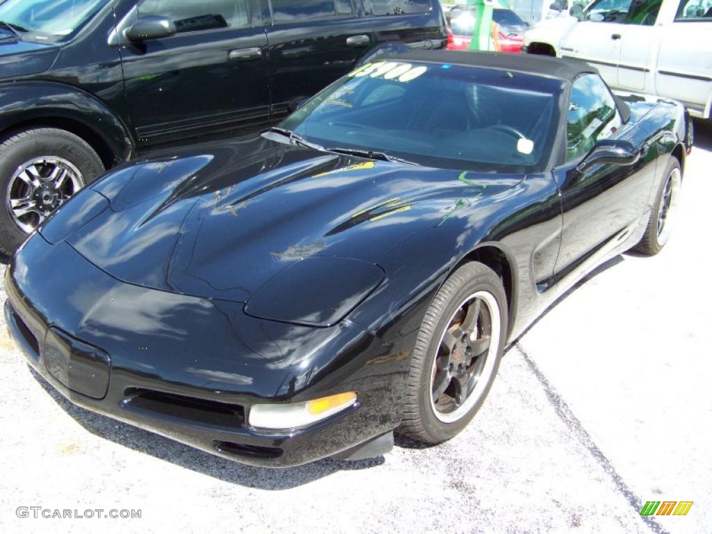 1999 Corvette Convertible - Black / Black photo #1