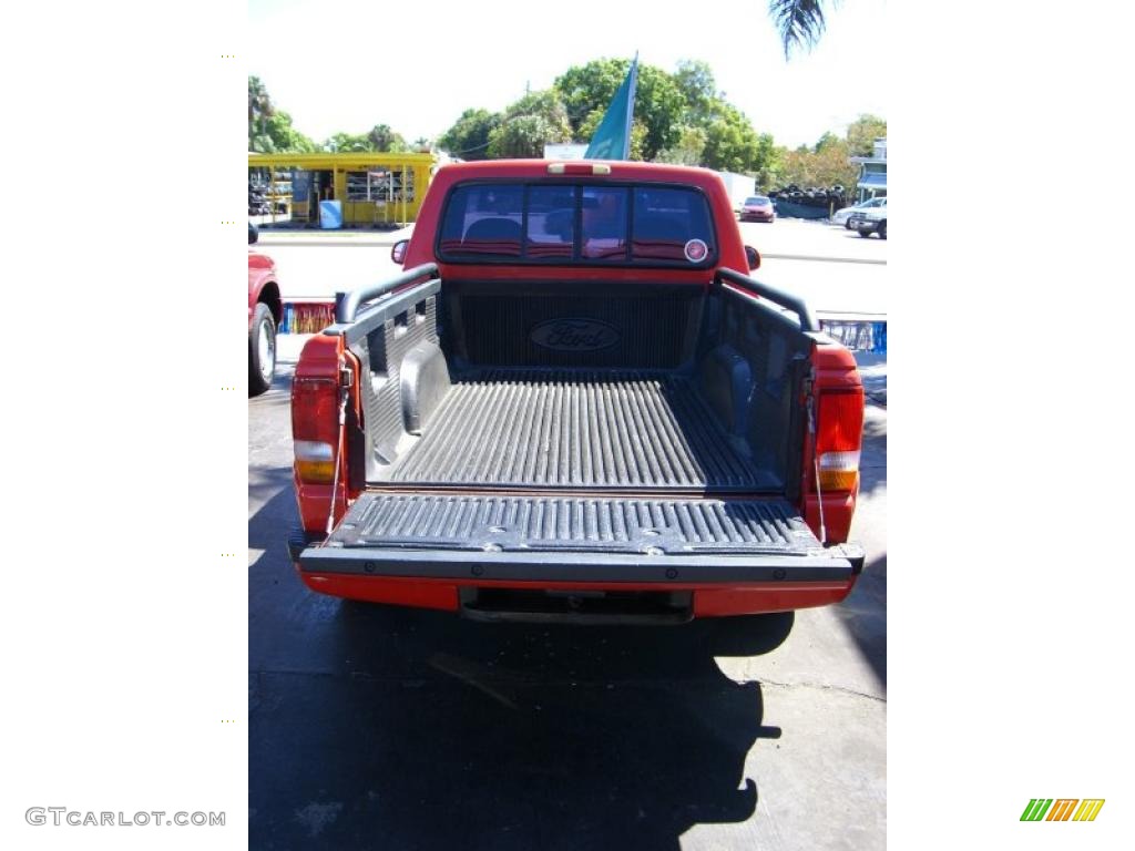 1993 Ranger Splash Regular Cab - Vibrant Red / Beige photo #7