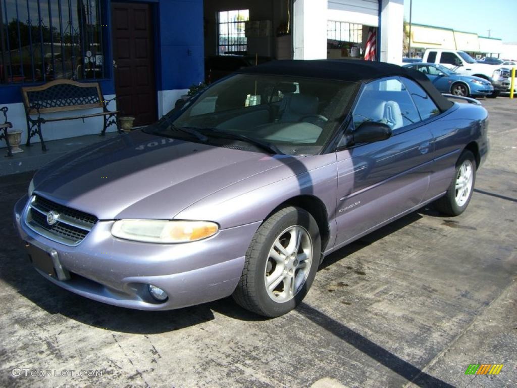 1997 Sebring JXi Convertible - Light Iris Pearl / Gray photo #1