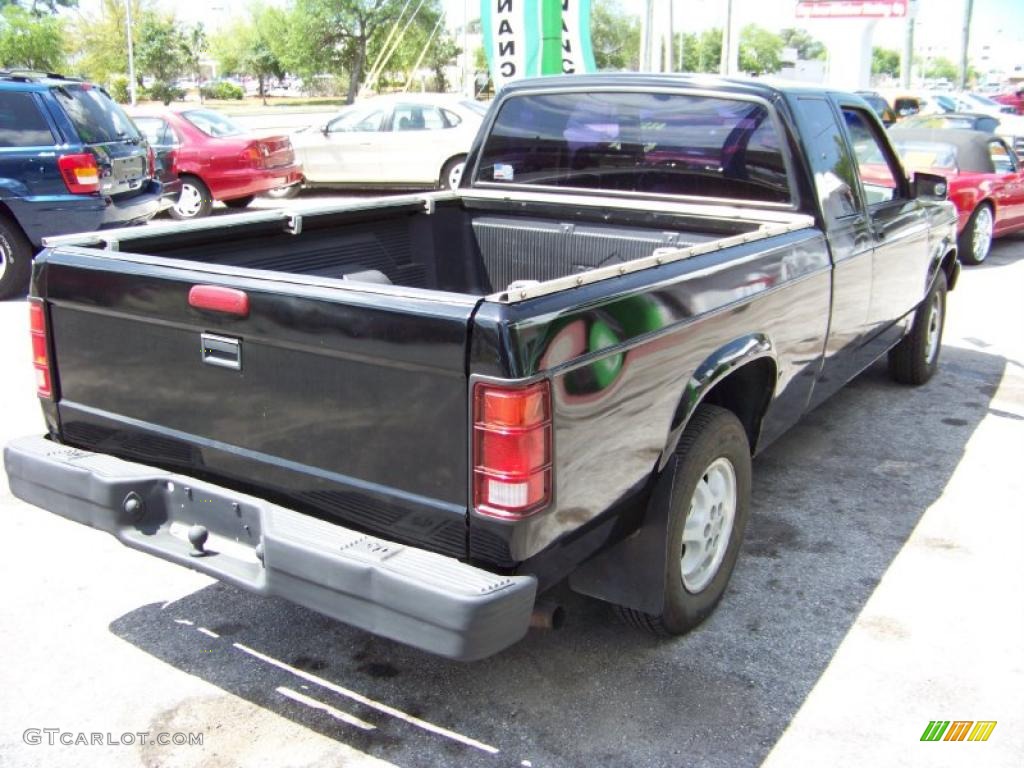 1994 Dakota Sport Extended Cab - Black / Gray photo #7