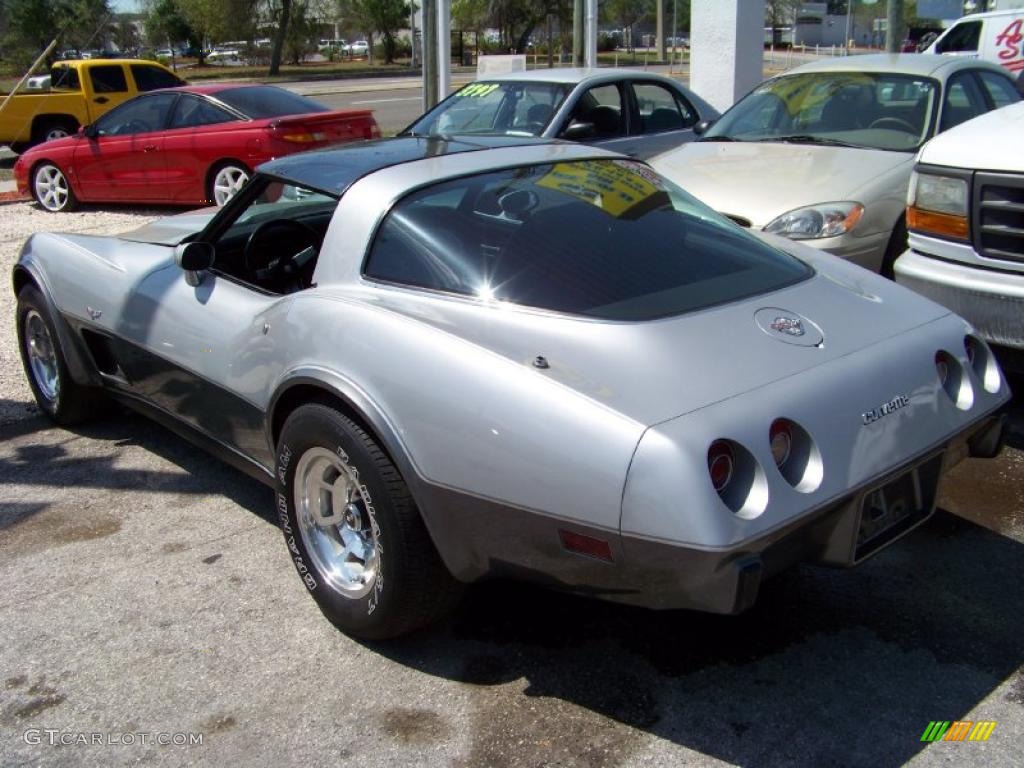 1978 Corvette Anniversary Edition Coupe - Silver Anniversary / Gray photo #5