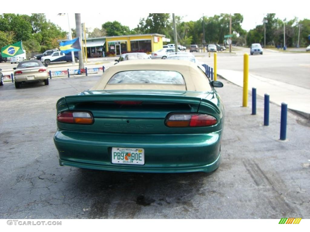 1998 Camaro Convertible - Bright Green Metallic / Neutral photo #3
