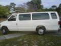 Oxford White 1999 Ford E Series Van E350 Super Duty XLT Extended Passenger