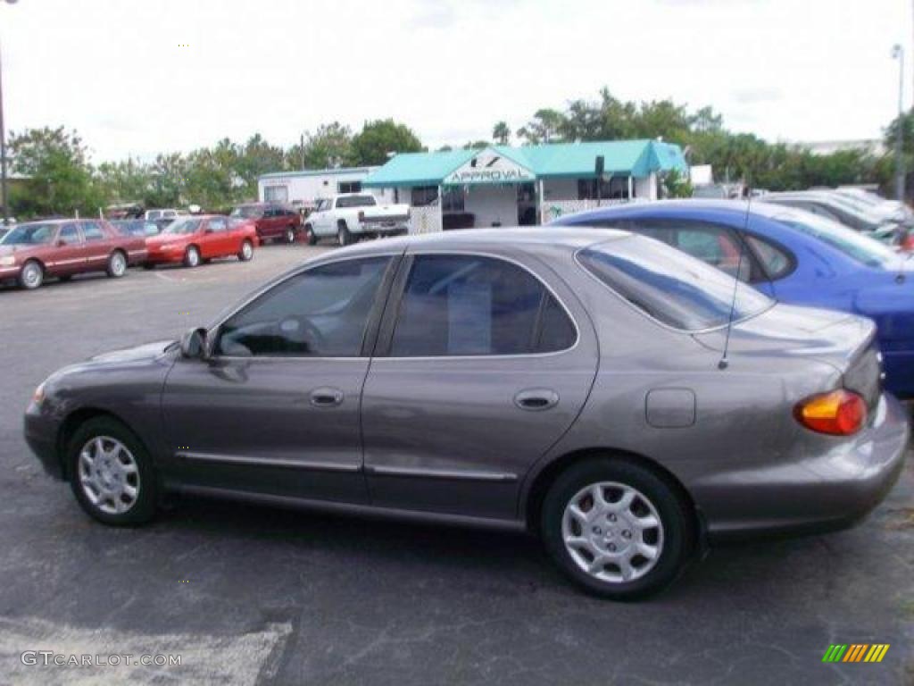2000 Elantra GLS Sedan - Slate Gray / Gray photo #4