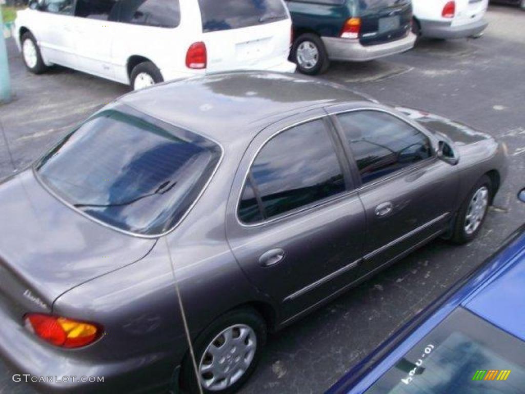 2000 Elantra GLS Sedan - Slate Gray / Gray photo #6