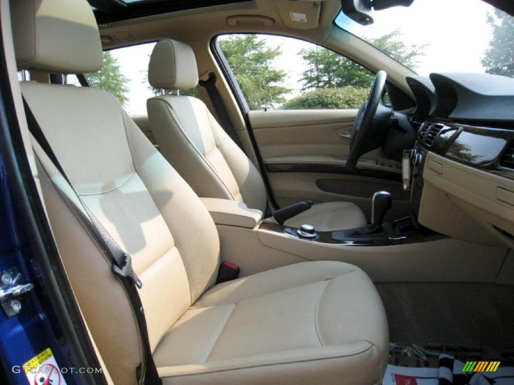 2007 3 Series 328xi Wagon - Montego Blue Metallic / Beige photo #9