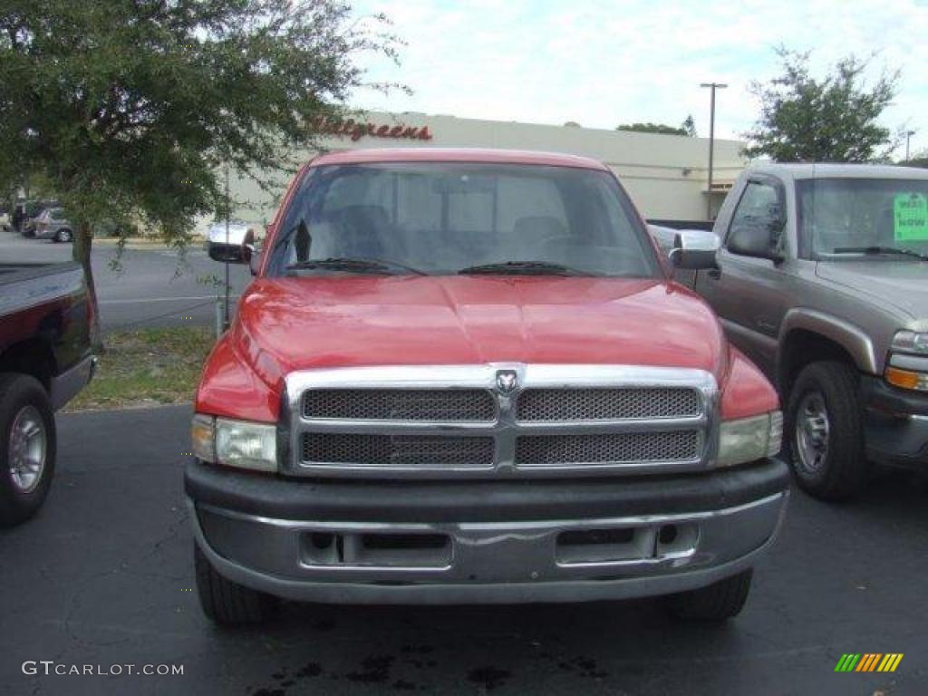 1997 Ram 2500 ST Extended Cab - Flame Red / Taupe photo #1