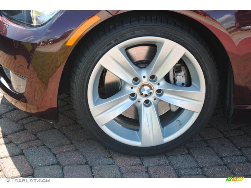 2007 3 Series 335i Coupe - Barbera Red Metallic / Grey photo #4