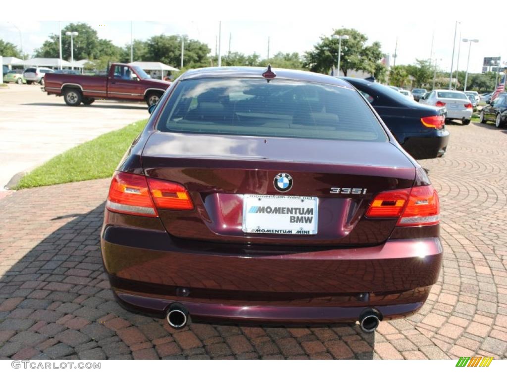 2007 3 Series 335i Coupe - Barbera Red Metallic / Grey photo #6