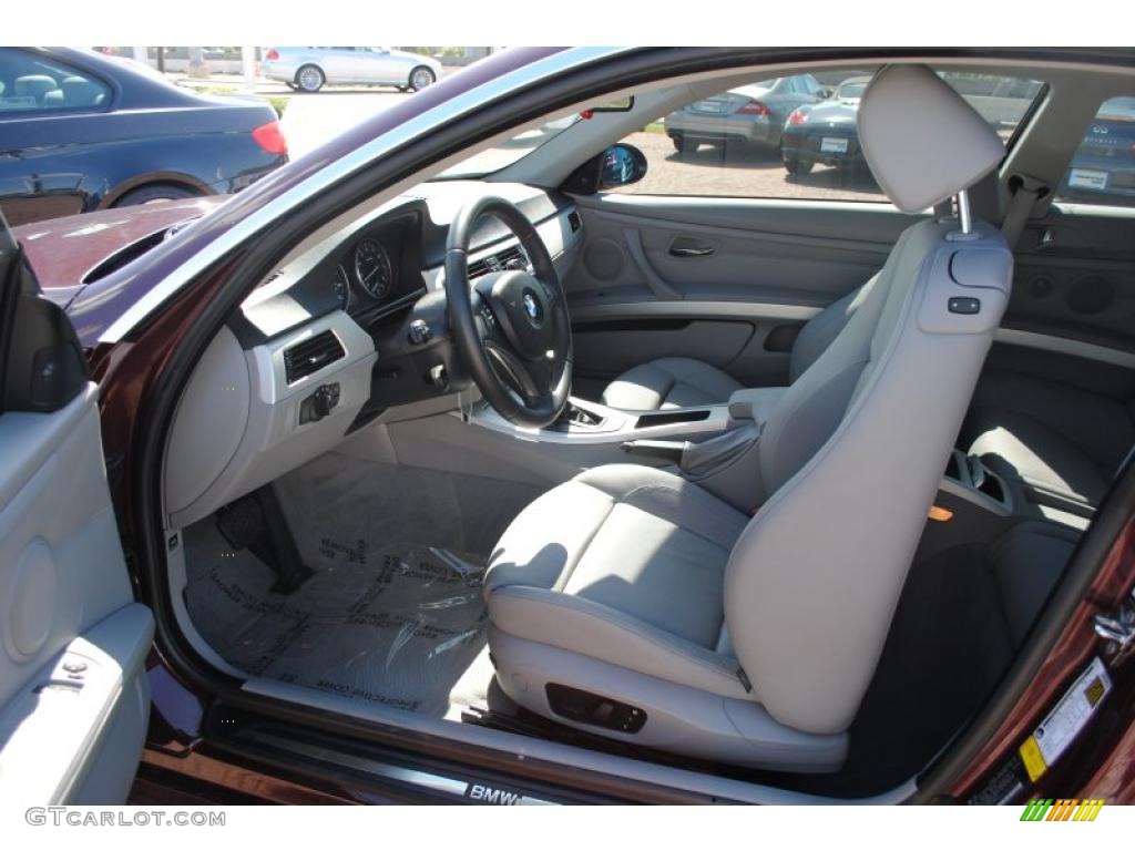 2007 3 Series 335i Coupe - Barbera Red Metallic / Grey photo #12