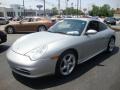 2003 Arctic Silver Metallic Porsche 911 Carrera Coupe  photo #2