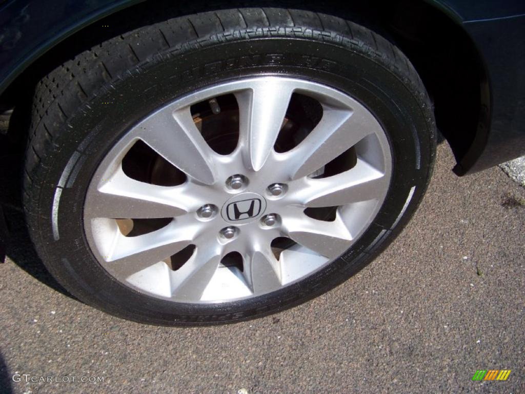 2007 Accord EX-L V6 Sedan - Royal Blue Pearl / Gray photo #8