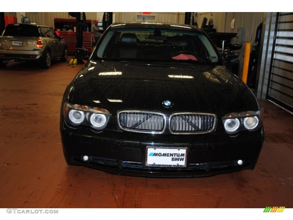 2004 7 Series 745Li Sedan - Jet Black / Black/Black photo #3