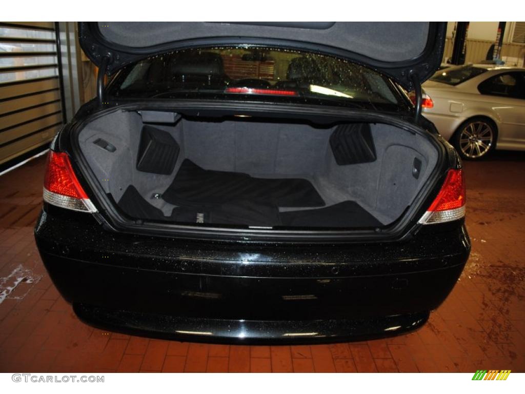 2004 7 Series 745Li Sedan - Jet Black / Black/Black photo #11