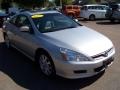 2007 Alabaster Silver Metallic Honda Accord EX V6 Coupe  photo #3