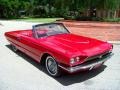 Red 1966 Ford Thunderbird Convertible
