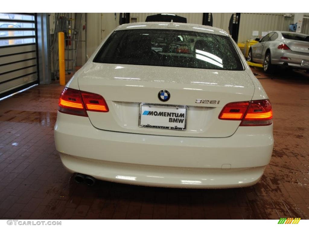 2008 3 Series 328i Coupe - Alpine White / Black photo #5