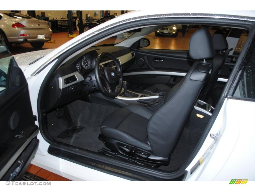 2008 3 Series 328i Coupe - Alpine White / Black photo #12