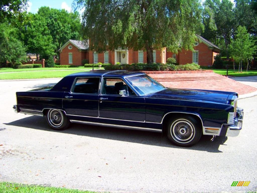 1979 Continental Collectors Series 4 Door Sedan - Midnight Blue Moondust Metallic / Midnight Blue photo #5