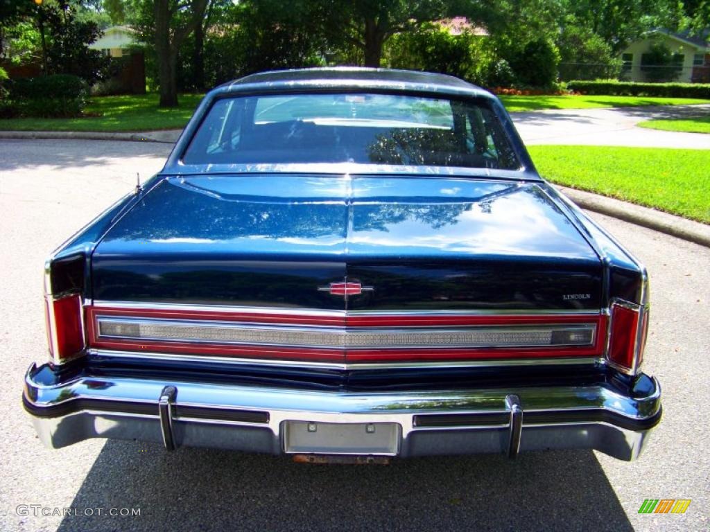Midnight Blue Moondust Metallic 1979 Lincoln Continental Collectors Series 4 Door Sedan Exterior Photo #32406087