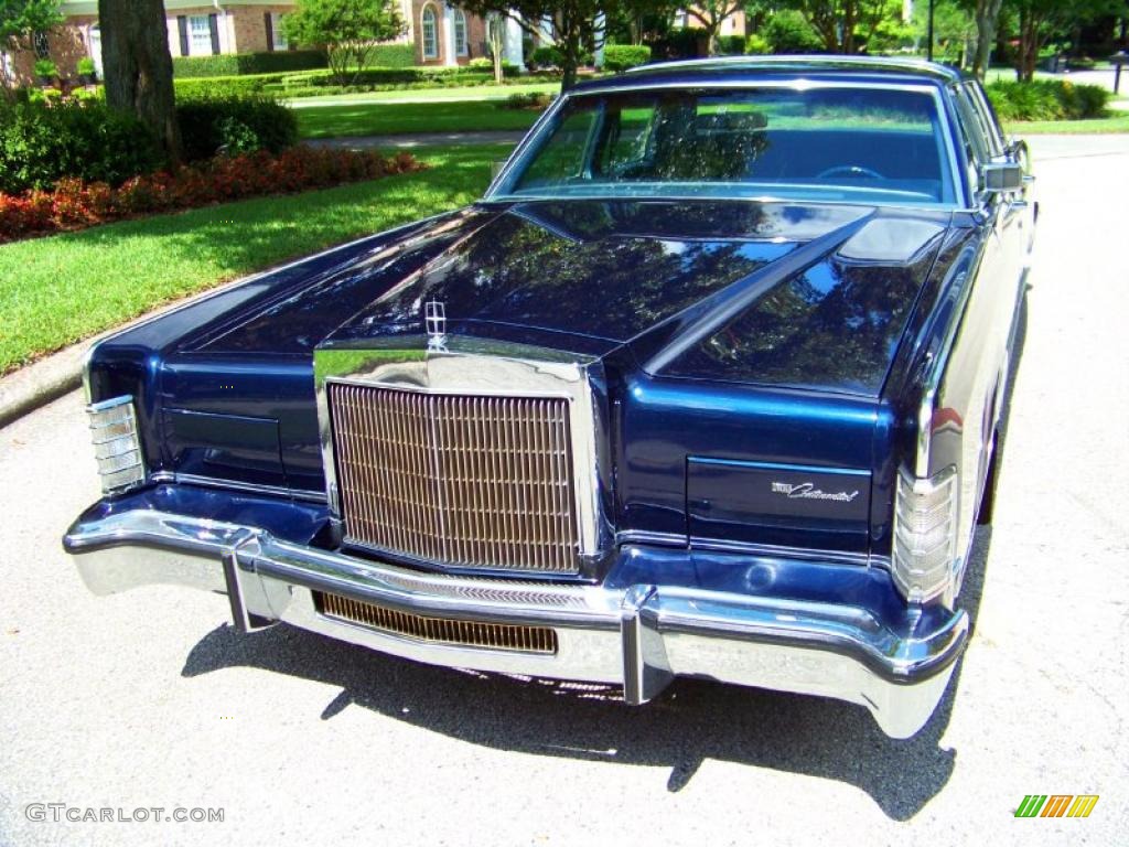 Midnight Blue Moondust Metallic 1979 Lincoln Continental Collectors Series 4 Door Sedan Exterior Photo #32406207