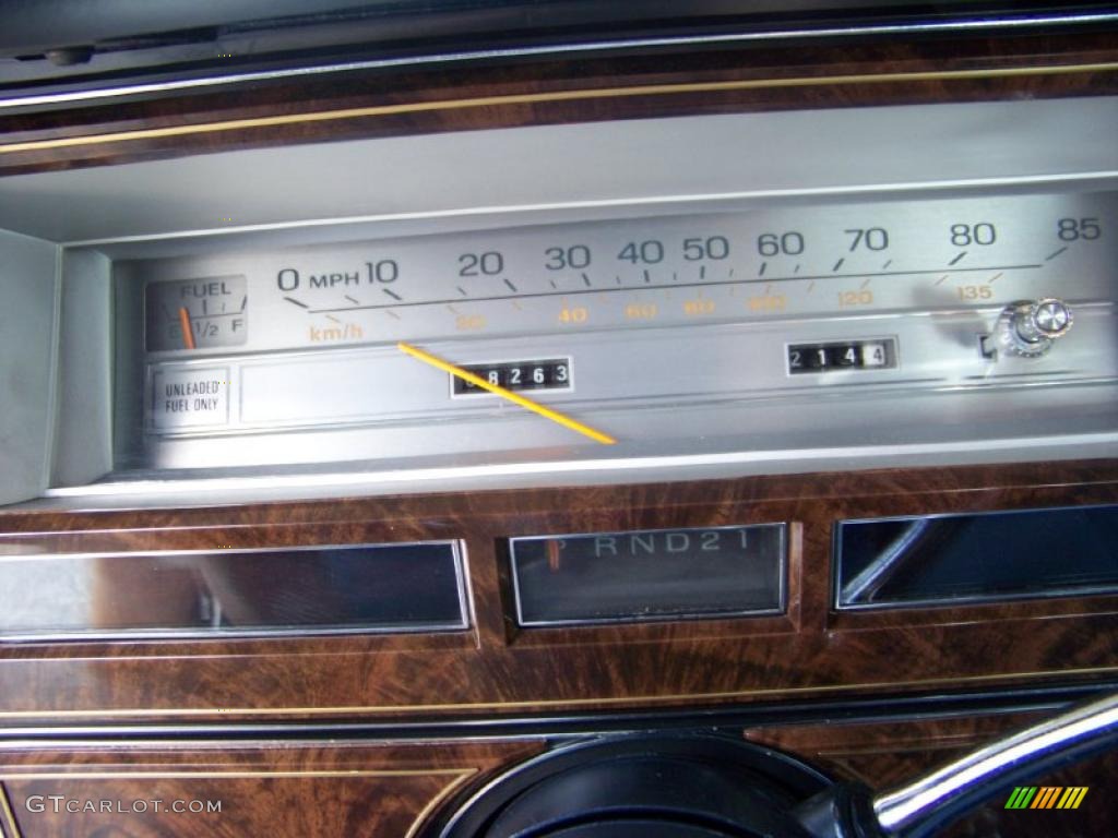 1979 Lincoln Continental Collectors Series 4 Door Sedan Gauges Photo #32406456