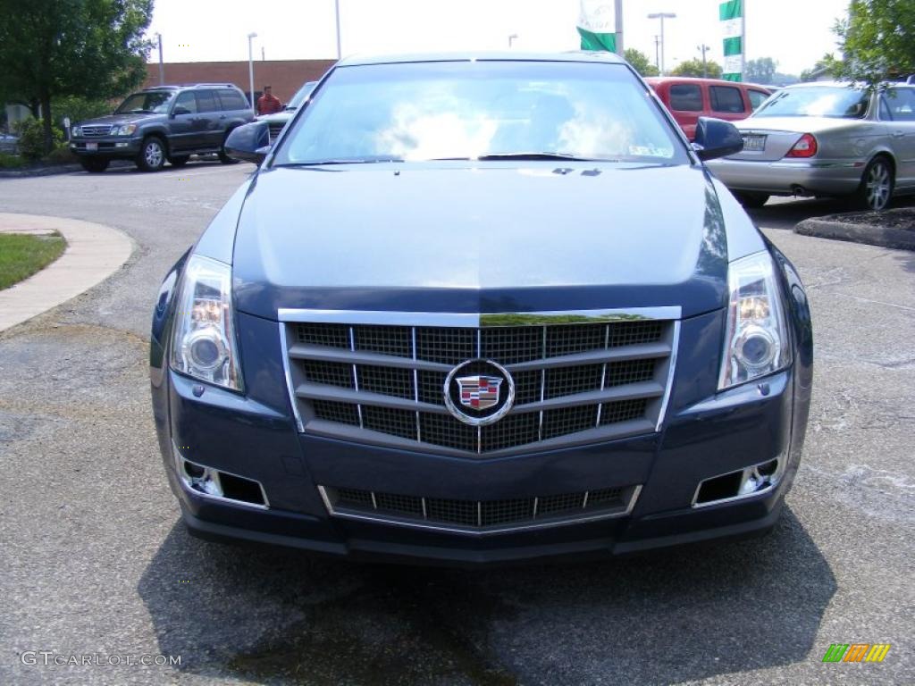 2009 CTS 4 AWD Sedan - Blue Diamond Tri-Coat / Light Titanium/Ebony photo #8