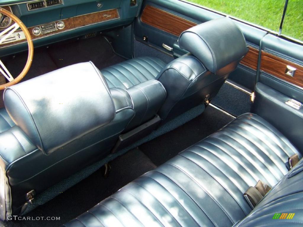 1971 Cutlass Supreme SX Convertible - Medium Blue / Dark Blue photo #30