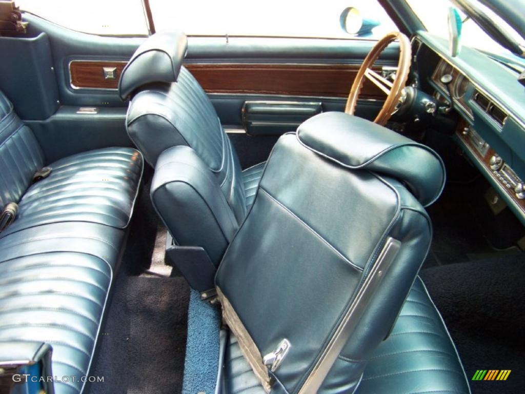 1971 Cutlass Supreme SX Convertible - Medium Blue / Dark Blue photo #42