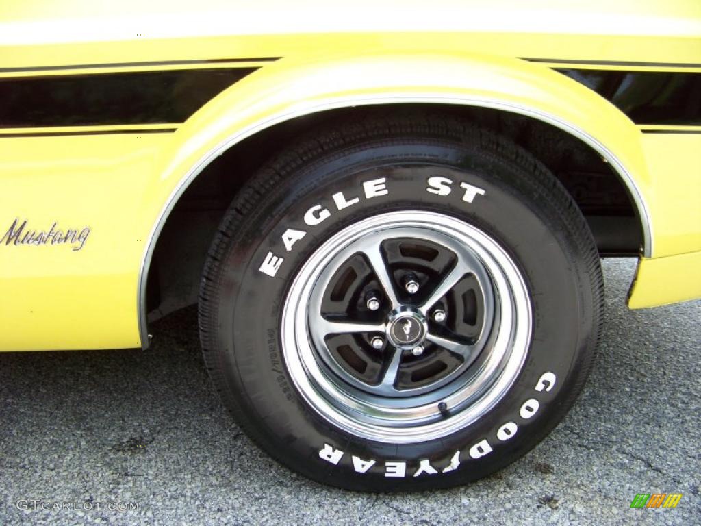 1971 Mustang Convertible - Grabber Yellow / Black photo #22
