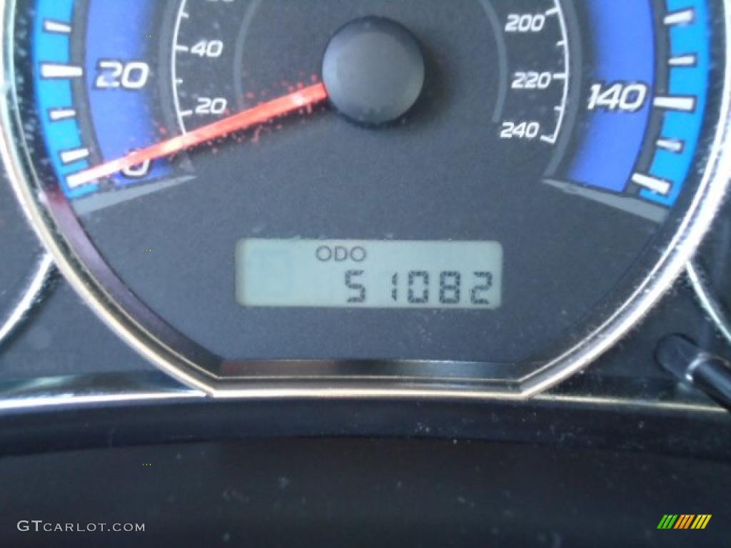 2009 Forester 2.5 X - Newport Blue Pearl / Platinum photo #7
