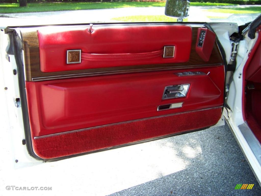 1973 Cadillac Eldorado Indianapolis 500 Official Pace Car Replica Convertible Red Door Panel Photo #32410275