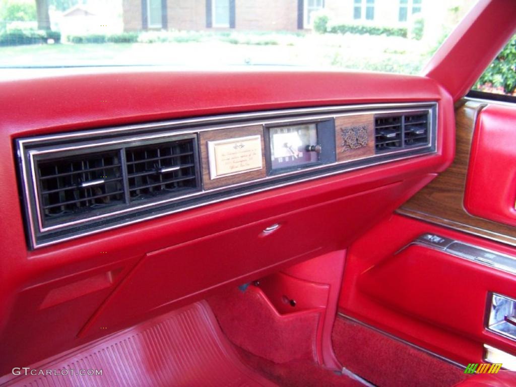 1973 Cadillac Eldorado Indianapolis 500 Official Pace Car Replica Convertible Red Dashboard Photo #32410375