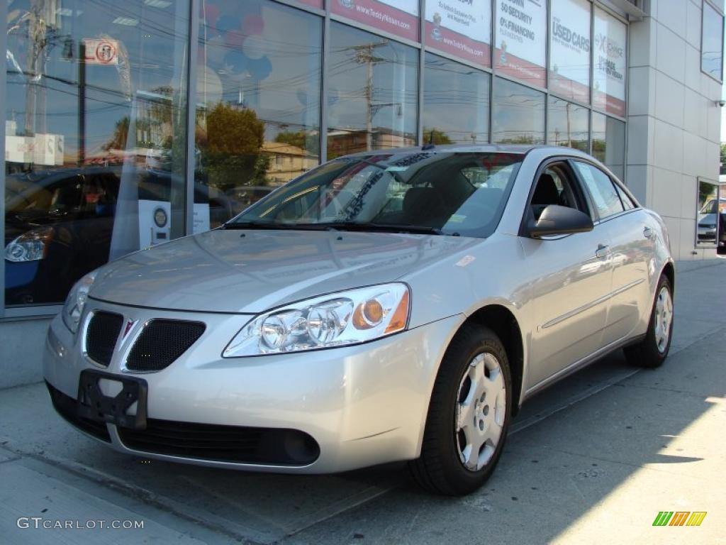 2008 G6 Value Leader Sedan - Liquid Silver Metallic / Ebony Black photo #3