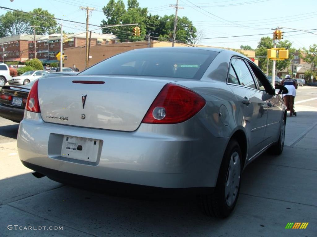 2008 G6 Value Leader Sedan - Liquid Silver Metallic / Ebony Black photo #4