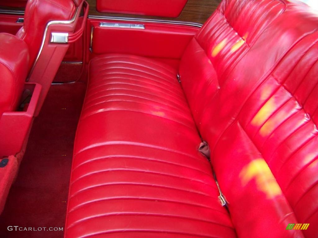 Red Interior 1973 Cadillac Eldorado Indianapolis 500 Official Pace Car Replica Convertible Photo #32410475