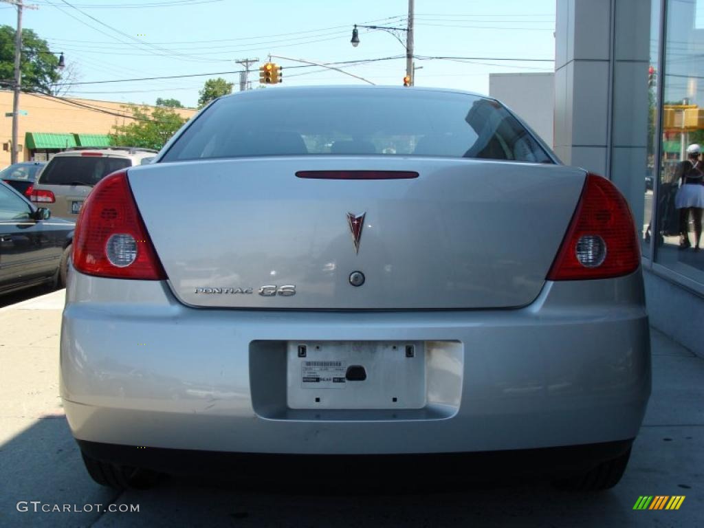2008 G6 Value Leader Sedan - Liquid Silver Metallic / Ebony Black photo #5