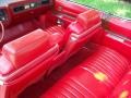 1973 Cadillac Eldorado Red Interior Rear Seat Photo