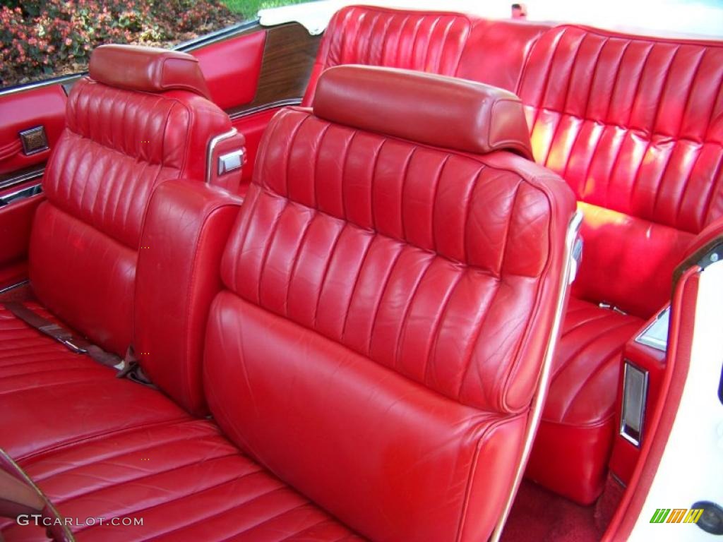 Red Interior 1973 Cadillac Eldorado Indianapolis 500 Official Pace Car Replica Convertible Photo #32410507