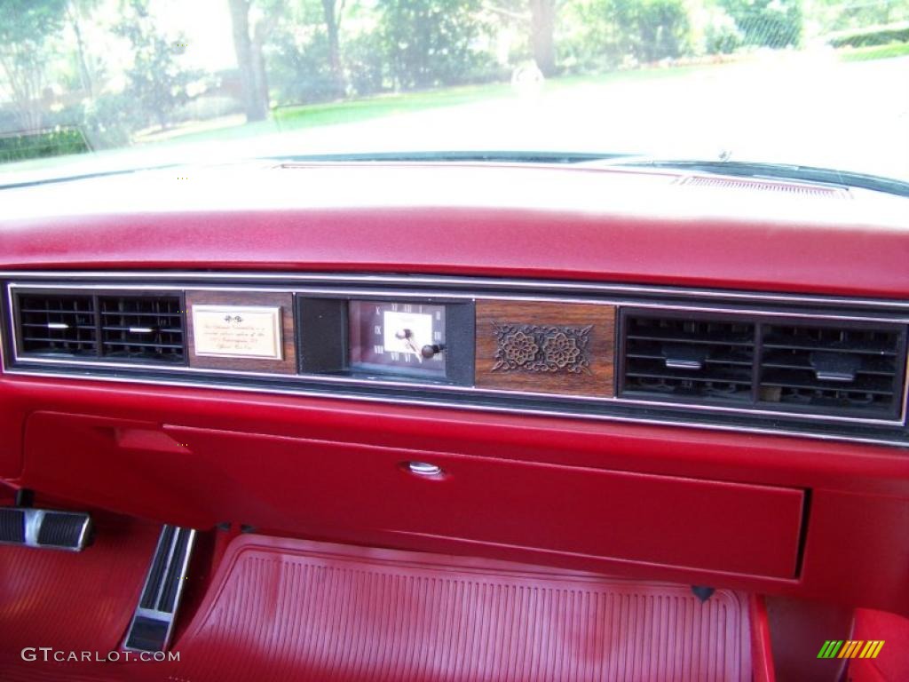 1973 Cadillac Eldorado Indianapolis 500 Official Pace Car Replica Convertible Red Dashboard Photo #32410611