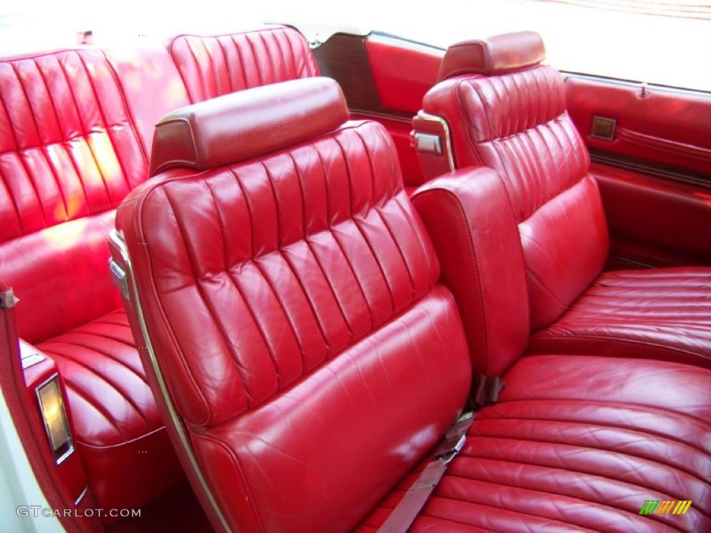 Red Interior 1973 Cadillac Eldorado Indianapolis 500 Official Pace Car Replica Convertible Photo #32410711