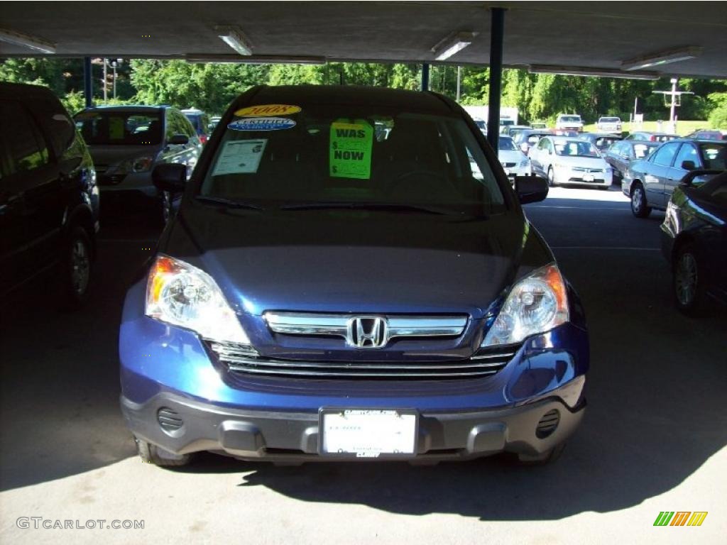 2008 CR-V EX-L 4WD - Royal Blue Pearl / Gray photo #3
