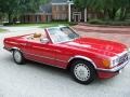 1985 Signal Red Mercedes-Benz SL Class 380 SL Roadster  photo #4