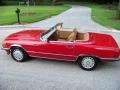 1985 Signal Red Mercedes-Benz SL Class 380 SL Roadster  photo #11