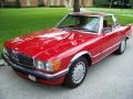 1985 Signal Red Mercedes-Benz SL Class 380 SL Roadster  photo #47