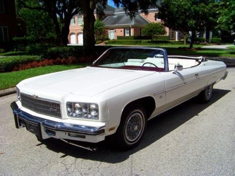 1975 Chevrolet Caprice Classic Convertible Data, Info and Specs