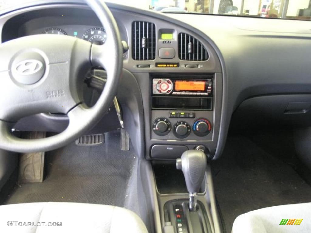 2006 Elantra GLS Sedan - Electric Red / Gray photo #9